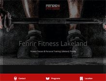 Tablet Screenshot of fenrirfitness.com